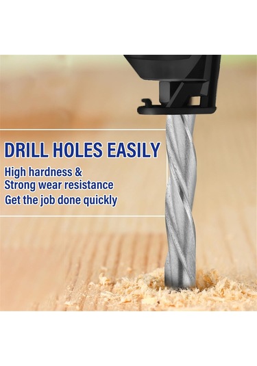 1/8 İnç Ahşap Kesme Matkap Uçları Pilot Nokta Kesme Matkap Ucu Seti