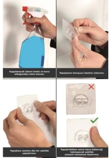 Pratik Yapışkanlı Metal Tuvalet Kağıdı Tutucu Çok Renkli