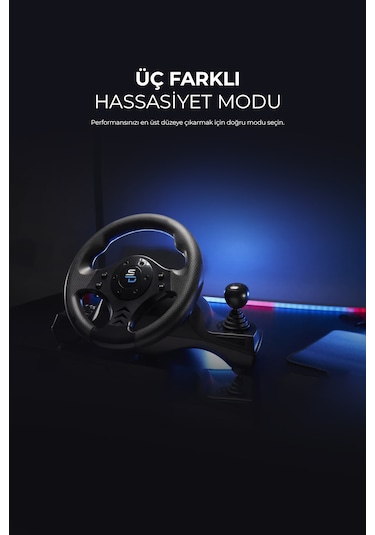 Subsonic Gs-750 Ps3/ps4/pc/xboxone/xbox360 Oyun Direksiyon Seti