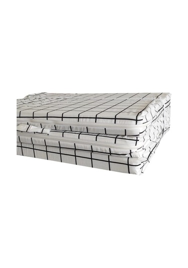 Tek Kişilik Katlanır Yer Yatağı Sünger Yatak Beyaz Pano 80x180 Cm-6 Cm