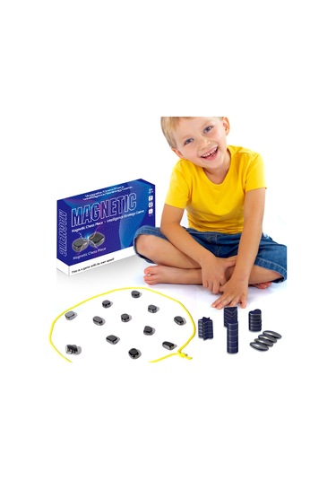 Manyetik Satranç Oyunu Seti, 20 Taş, Aile Oyunu,b