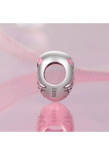 S925 Ayar Gümüş Yağ Damlası Çift Öpücük Aşk Boncukları Scc2990 Çok Renkli