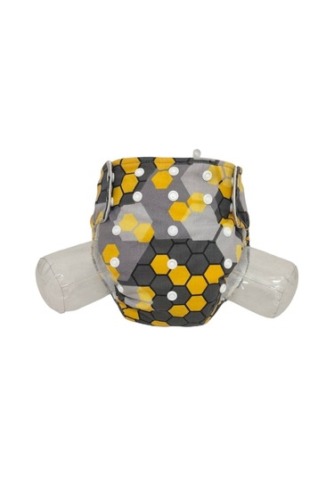 Baby Ybb Yıkanabilir Bebek Bezi Petek Desen Çıt Çıtlı 3kg-12kg Standart