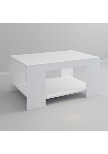 Lina Orta Sehpa – Modern Minimal Tasarım Beyaz
