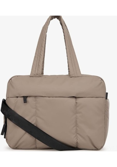 Didadodo Kadınlar İçin Şişme Spor Çantası - Ayakkabı Bölmeli Geniş Hacimli Seyahat Çantası Camel CAMEL