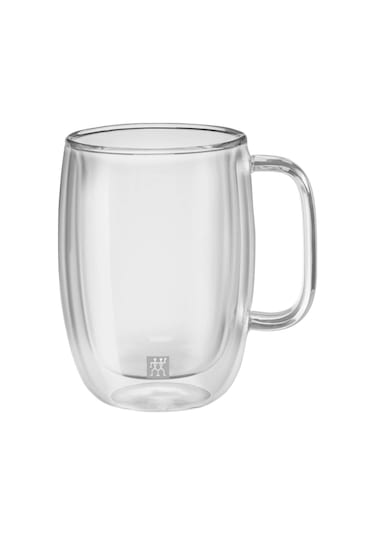 Zwilling Çift Camlı Kulplu 2'li Latte Macchiato Bardak Seti