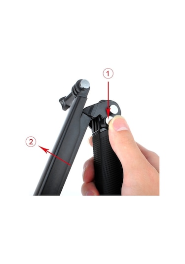 Gplus Gp238 Eken Sjcam Uyumlu Monopod Stand Gopro 5gpr Afaem 001