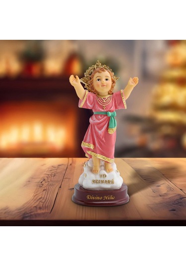 Suntek Magideal Açık Kol Kutsal Çocuk Heykeli Yapıt Katolik Heykel Raf