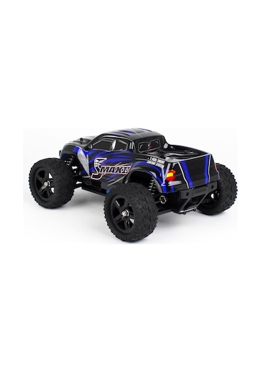 Remo 1635 1/16 Ölçek, 4wd Off Road Monster Truck Smax Mavi Kaportalı, Fırçasız Motorlu, 7.4v 1500mah Li-po Pilli, Rc Model Ar
