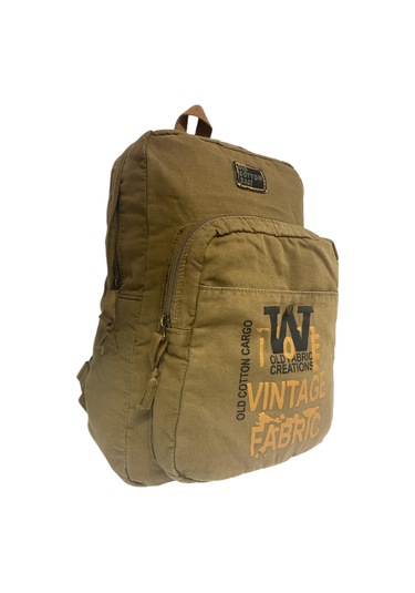 Kaliteli Vintage Salaş Disayn Günlük Gezi Spor Sırt Çantası Matanza Bag 30x42cm Camel