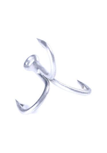 Hengjıa Fh061 10 Adet Üç Çeneli Tiz Kan Oluk Kancaları, Özellikler: 4 Çok Renkli