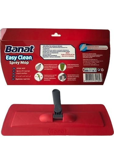 Banat Mop Easy Clean Sprey Mop Kırmızı