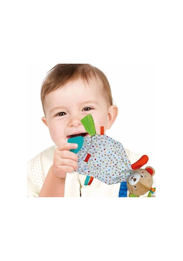 17654 Baby Clementoni - Sevimli Ayı Çıngırak Çok Renkli