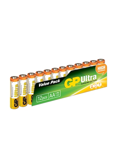GP 15AU-VS12 LR6 Ultra Alkalin AA Kalem Pil 12'li
