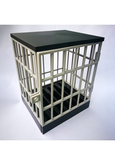 Mobil Cezaevi Hücre Kilidi Güvenlik Kafesi Depolama Kafesi Düzenli Oyuncak -