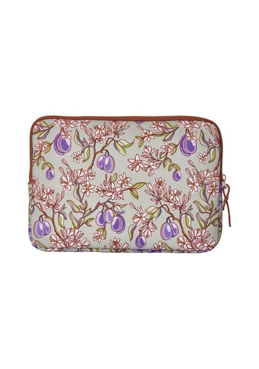 Plums İn Bloom İpad Uyumlu / Tablet Kılıf Tablet Kılıfı Mor - Açık Yeşil