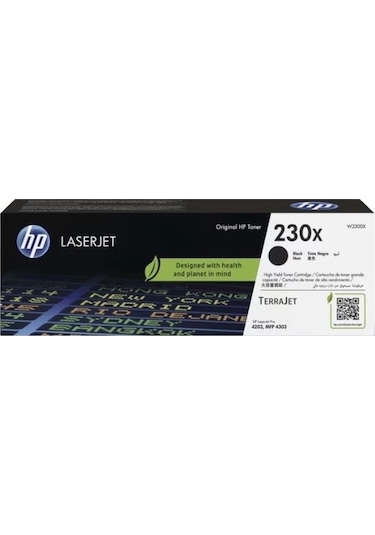 Hp 230x Black Siyah 7.500 Sayfa Toner W2300x