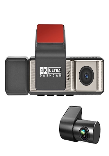 Kingline A3 Model 4k Gps ,wifi Ve Gece Görüşlü 3 Kameralı Araç Kamerası