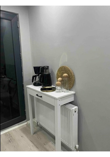 Kahve Köşesi Beyaz 80 X 30 X 92 Beyaz