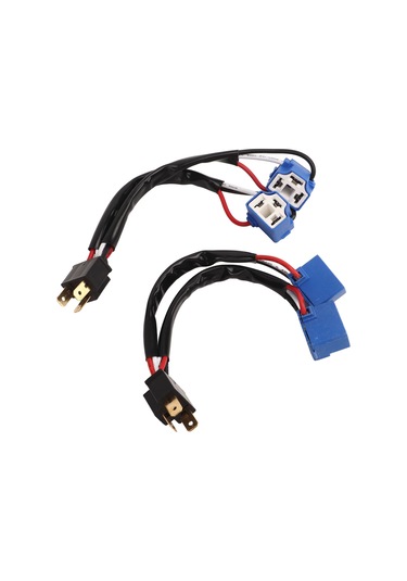 Youtek 2 Adet H4/9003 Kablolu Bağlantı Adaptörü - Truck Ve Pickup Led Farları İçin Y Şekilli Çevirme Kablosu