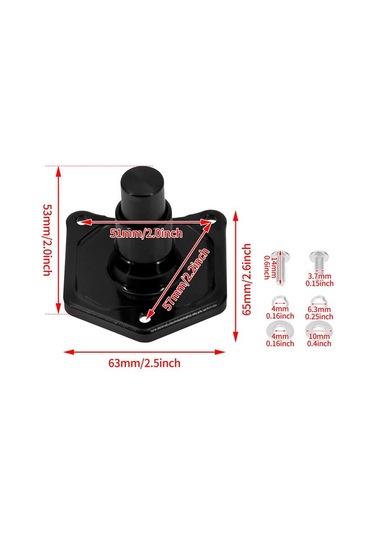 Harley Motosiklet Modifikasyonu Marş Anahtarı Solenoid Valf Kapağı İçin Siyah Siyah