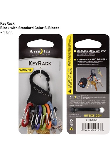 Nite Ize S-biner Keyrack Anahtarlık