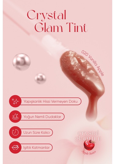 Clio Crystal Glam Tint 20 Vanilla Apple