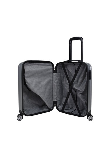 Elatae Kabin Boy Valiz Gri Abs 1020