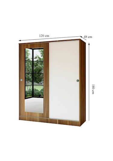 Metalia GM 346 Menekşe Sürgülü Gardrop