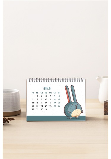 Hayvan Tasarım 2026 Masa Takvimi Pytktkv025