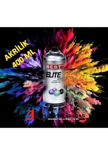 Best Elite Akrilik Hızlı Kuruyan Profesyonel Sprey Boya 400 Ml (483548156)