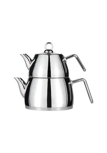 Amboss Aquamarine Orta Boy Çelik Kulp Çaydanlık AQA-5261 Metal