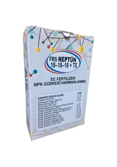 Frs 18 18 18 + Te Npk Gübresi. Dengeli Gübre, Bitki Besleyici Gübre. Çiçek-çim Gübresi 1kg