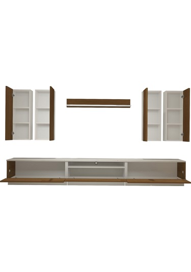 Decoraktiv Trendstyle 8d Mdf Tv Ünitesi Tv Sehpası Beyaz - Ceviz