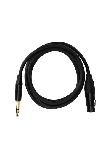 Yaleker Jorındo Xlr Dişi İle 6.35mm Trs Erkek Dengeli Kablosu - 22awg Oksijenli Kupfer, Ses Kalitesi Ve Iletim Gücü İçin Stüdyo/live Performans, 1 Metre Jd6001
