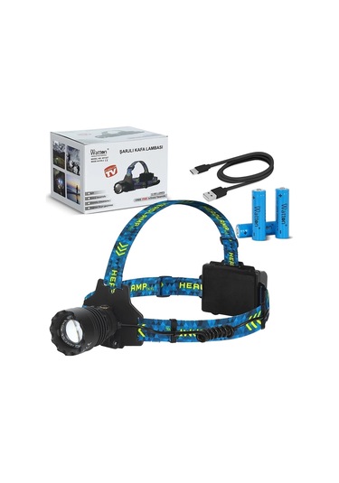 Cree P360 - 12,000 Lümen Şarjlı Kafa Lambası Wt-627