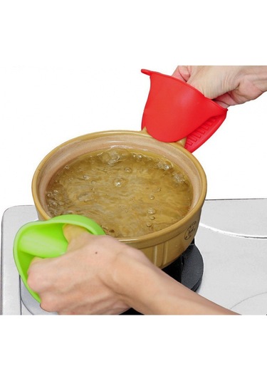 Geeksen Mavi Yemek Dereceli Silikon Fırın Eldiveni - Isıya Dayanıklı, Kaymazsız, Fırın-panjur-grill Uygun, Makine Yıkama Uygun Çok Renkli