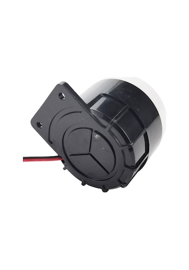 Sones Bj-1k Yüksek Desibel Aktif Buzzer Çift Sesli Elektronik Siren Alarm Duvara Monte Hırsızlık Önleyici Buzzer, Voltaj: 12v Kırmızı Beyaz Siyah