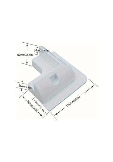 Hightower 4/7 Parça Güneş Paneli Montaj Braketi Kiti - Karavan Motohome Minibüs Çatı Aparatı