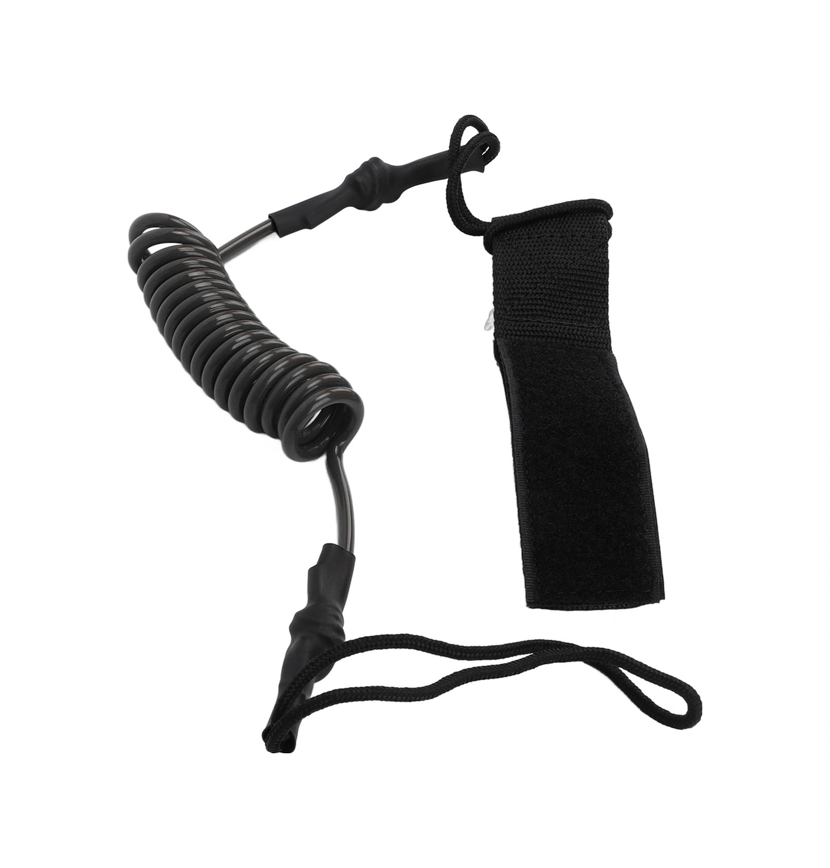 Vkemall Tpu Kayak Kayık Çubuk Güvenlik Kordonu: Dalgalar Tahtası İçin Kayıp Engelleme, Esnek Yaylı, Halka Kanca Ve Ayarlanabilir, Siyah