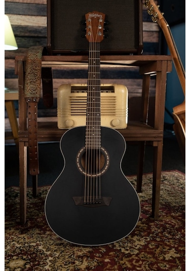 Washburn Agm5Bmk Apprentice G-Mini 5 Akustik Gitar