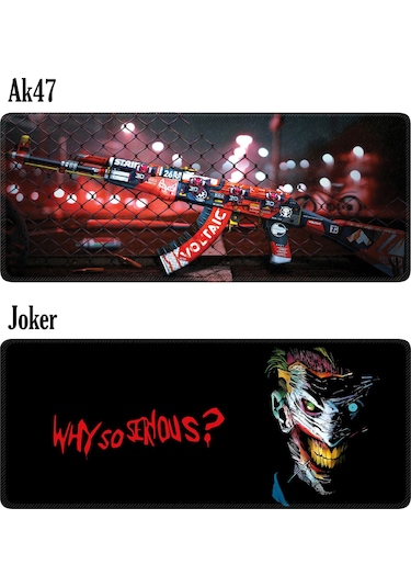 Xrades 24 Model Mouse Pad 70X30 - 90X40 Gaming Oyuncu Mousepad