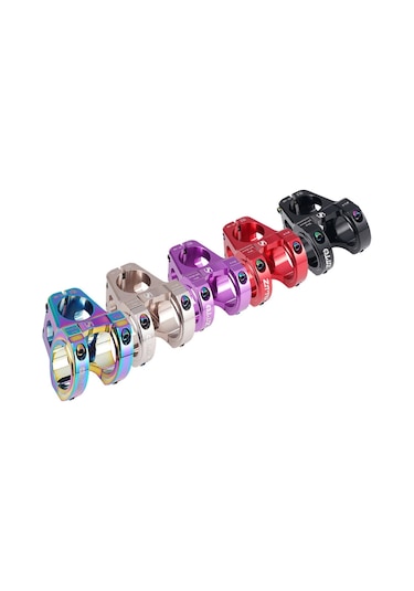 Hombey Alüminyum Cnc Bisiklet Direksiyon Başı 31.8mm 35mm 0 Derece Ultra Hafif Sürüş Kontrolü Ve Bel Stresi Azaltıcı Siyah Siyah