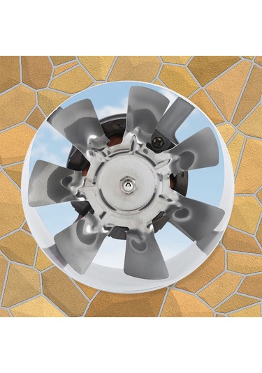 Mufunye 25w 220v Duvar Tipi Fan, Kokuları Ve Dumanı Temizler, Yüksek Havalandırma Verimi, 140m³/h, 18-26m² Uygun Diğer