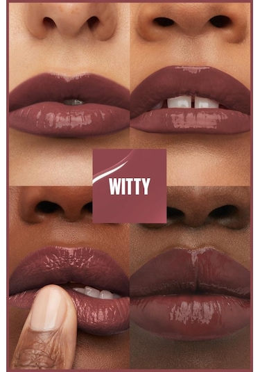 Maybelline New York Super Stay Vinyl Ink Kalıcı Likit Parlak Ruj 40 Witty