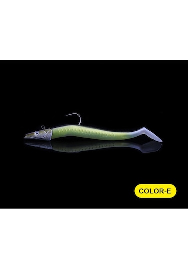 Profisher 5 Renk Silikon Yapay Metal Kafalı Yem 11 CM 10 G