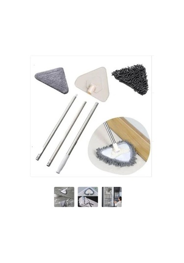 Buffer 150 Cm Üçgen Mop Cam Duvar Tavan Fayans Parke Temizleyic