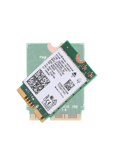 Yaleker Ax201ngw M.2 Cnvio2 Ağ Kartı, Wi-fi 6 2.4 Gbps, 2.4/5 Ghz Çift Bant, Bluetooth 5.0, Windows 10 X64 Desteği