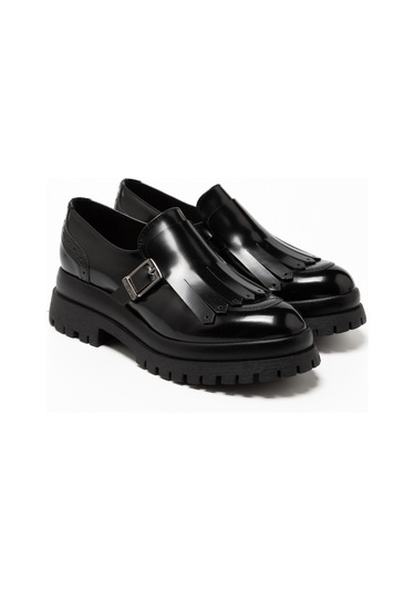 Pelle Nero Oxford Klasik Kadın 2p5778dm Donna Serena 5778dm Oxf Ro Ne/abr Pel Ne Siyah