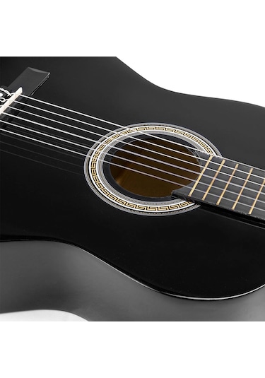 Fourtune Luca C-180BK Siyah Klasik Gitar Seti 4/4 Sap Ayarlı
